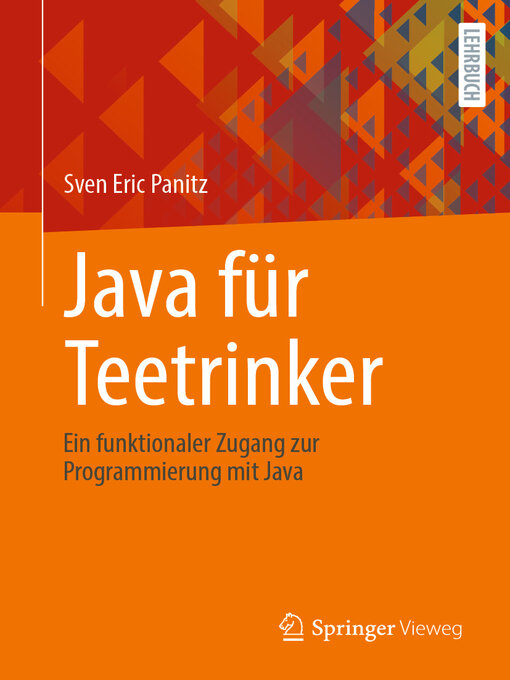 Title details for Java für Teetrinker by Sven Eric Panitz - Available